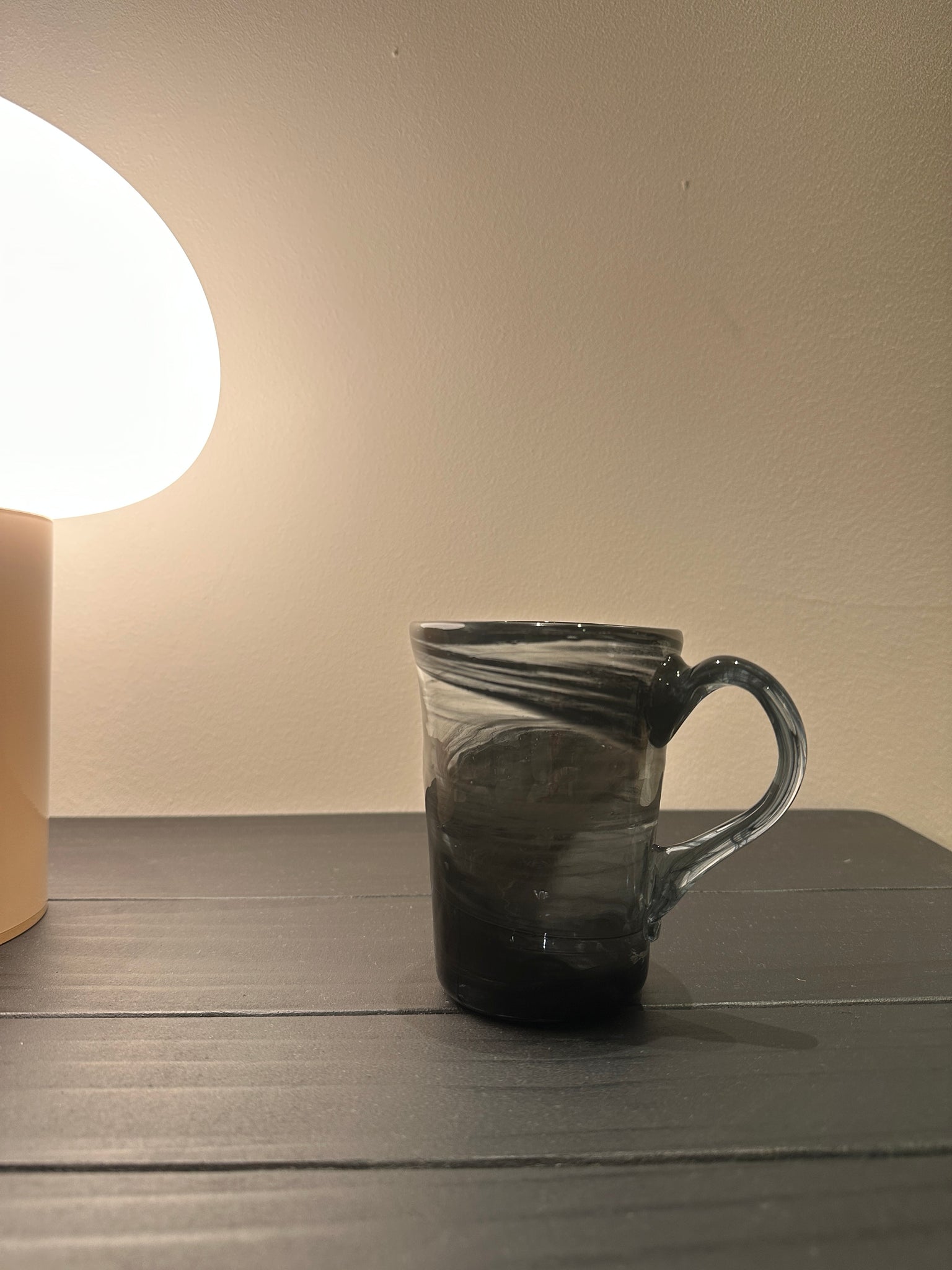 Glass mug